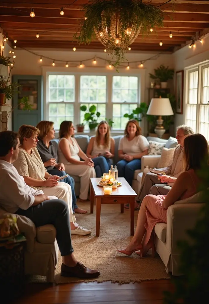 30 Stunning Bridal Shower Venue Ideas for Every Budget - 21. Cozy Home Gathering