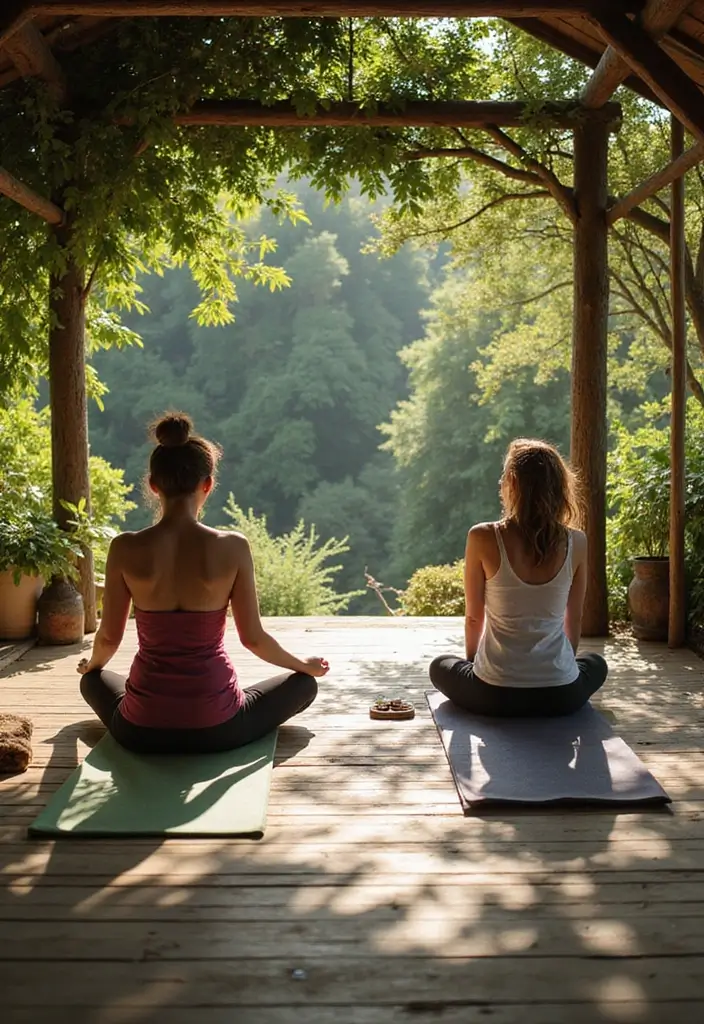 30 Stunning Bridal Shower Venue Ideas for Every Budget - 22. Yoga Retreat