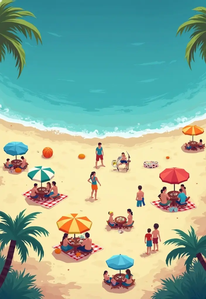 30 Stunning Bridal Shower Venue Ideas for Every Budget - 4. Beach Bonanza