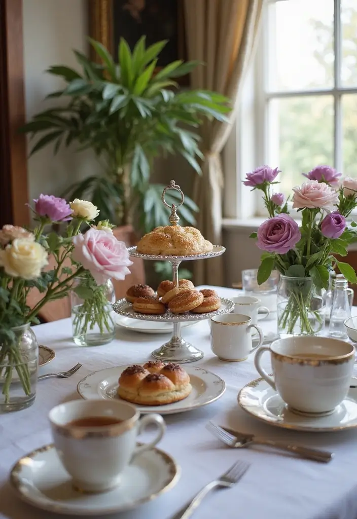 30 Stunning Bridal Shower Venue Ideas for Every Budget - 5. Vintage Tea Room