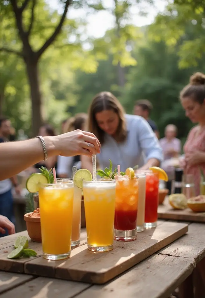 30 Summer Bridal Shower Ideas Full of Bright and Sunny Vibes 127 30 Summer Bridal Shower Ideas Full of Bright and Sunny Vibes - 21. Sweet Summer Sips