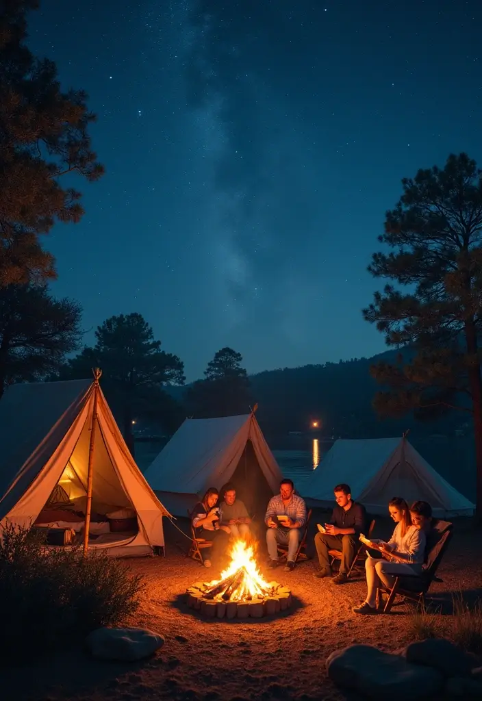 30 Summer Bridal Shower Ideas Full of Bright and Sunny Vibes 155 30 Summer Bridal Shower Ideas Full of Bright and Sunny Vibes - 25. Campout Under the Stars