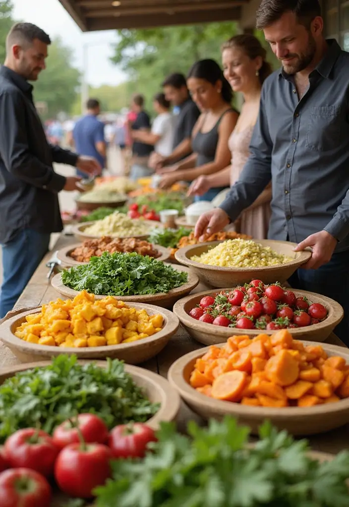30 Summer Bridal Shower Ideas Full of Bright and Sunny Vibes 162 30 Summer Bridal Shower Ideas Full of Bright and Sunny Vibes - 26. Fresh Local Produce Buffet