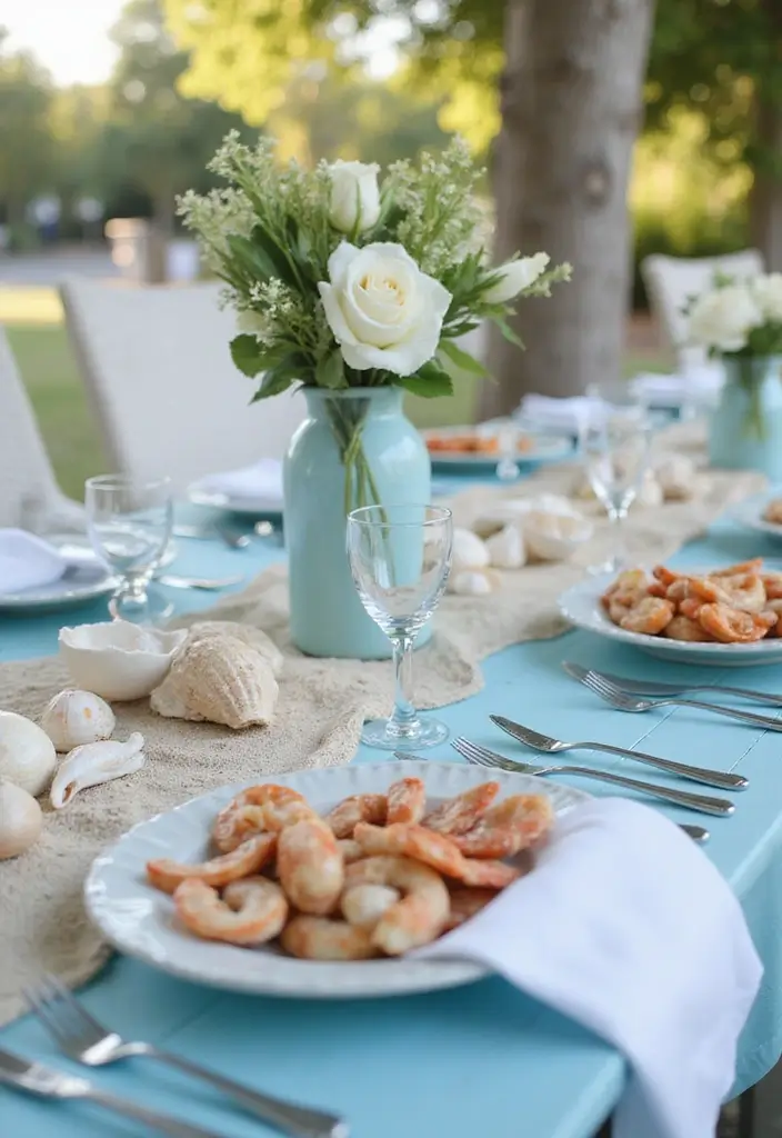 30 Summer Bridal Shower Ideas Full of Bright and Sunny Vibes 29 30 Summer Bridal Shower Ideas Full of Bright and Sunny Vibes - 5. Coastal Getaway Theme