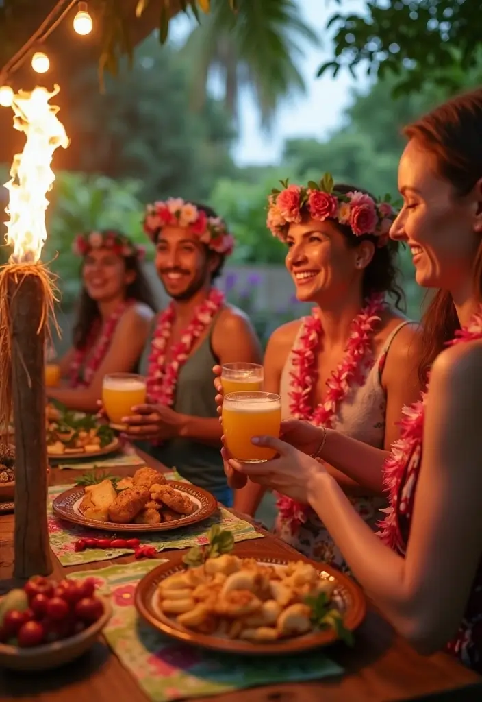 30 Summer Bridal Shower Ideas Full of Bright and Sunny Vibes 51 30 Summer Bridal Shower Ideas Full of Bright and Sunny Vibes - 9. Tropical Luau