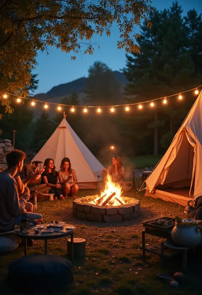 30 Unique Themed Bridal Shower Ideas to Inspire Your Planning - 21. Backyard Campout