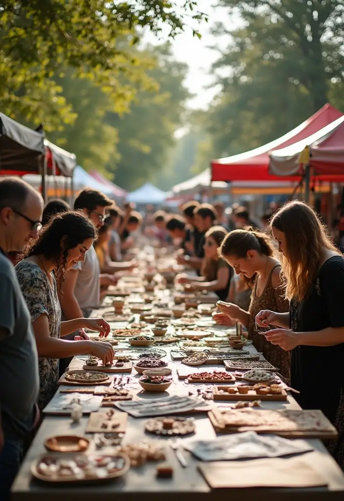 30 Unique Themed Bridal Shower Ideas to Inspire Your Planning - 23. Local Artisan Showcase