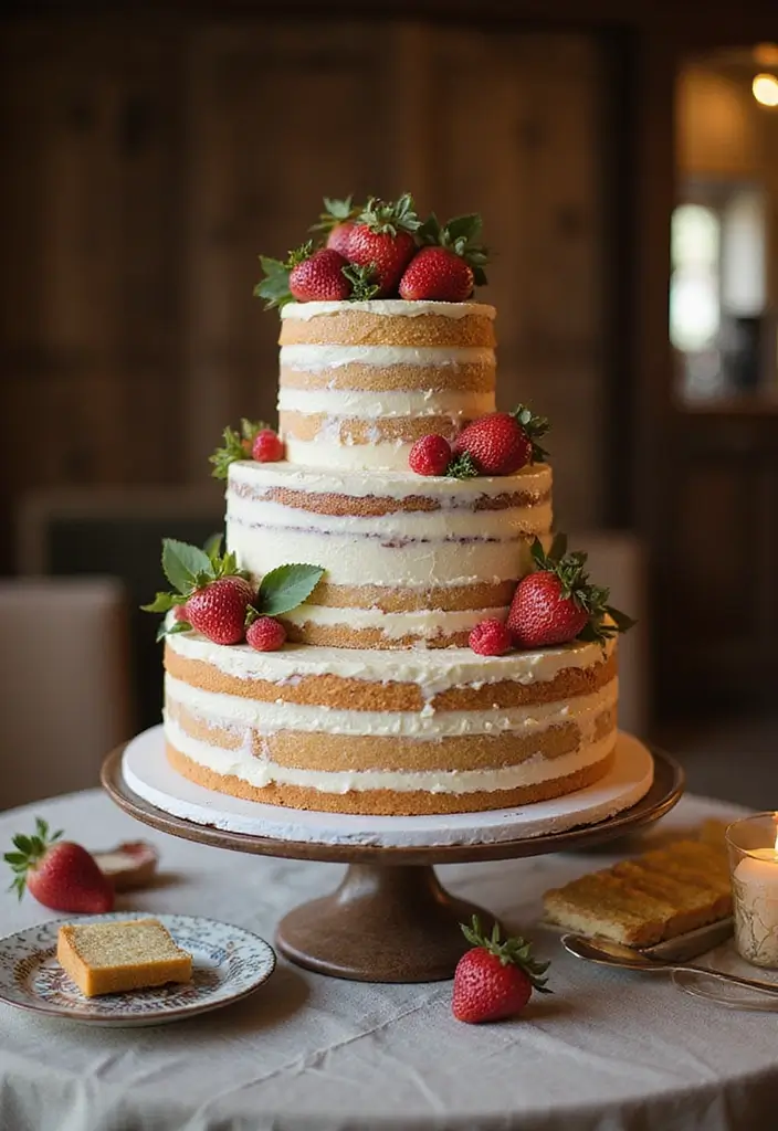 30 Unique Wedding Cake Ideas That Will Wow Your Guests - 13. Customize with Family Recipes