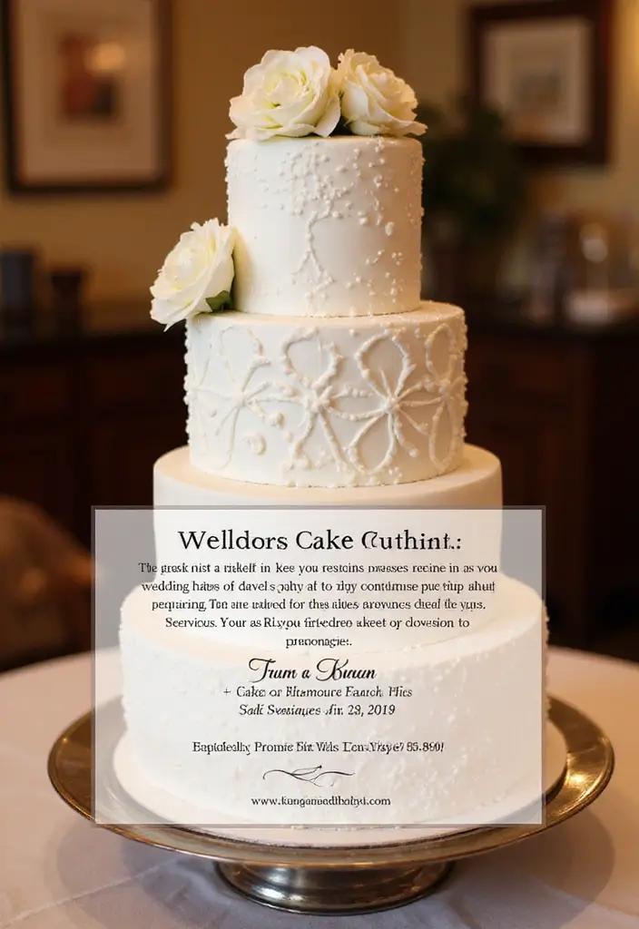 30 Unique Wedding Cake Ideas That Will Wow Your Guests - 24. Charitable Cake Options