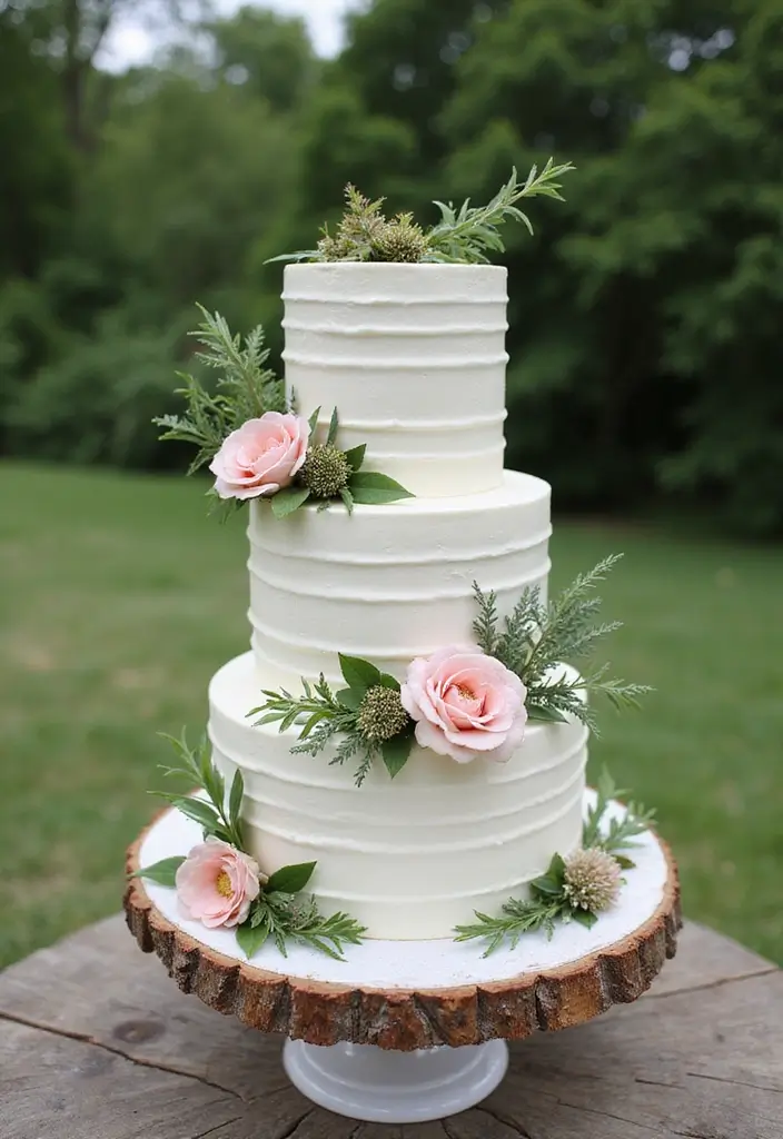 30 Unique Wedding Cake Ideas That Will Wow Your Guests - 26. Botanical Infused Cakes