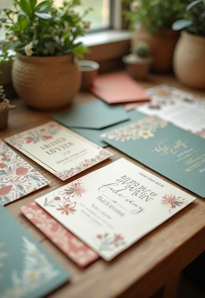 30 Valentine’s Bridal Shower Ideas Filled with Love and Romance - 1. Heartfelt Invitations