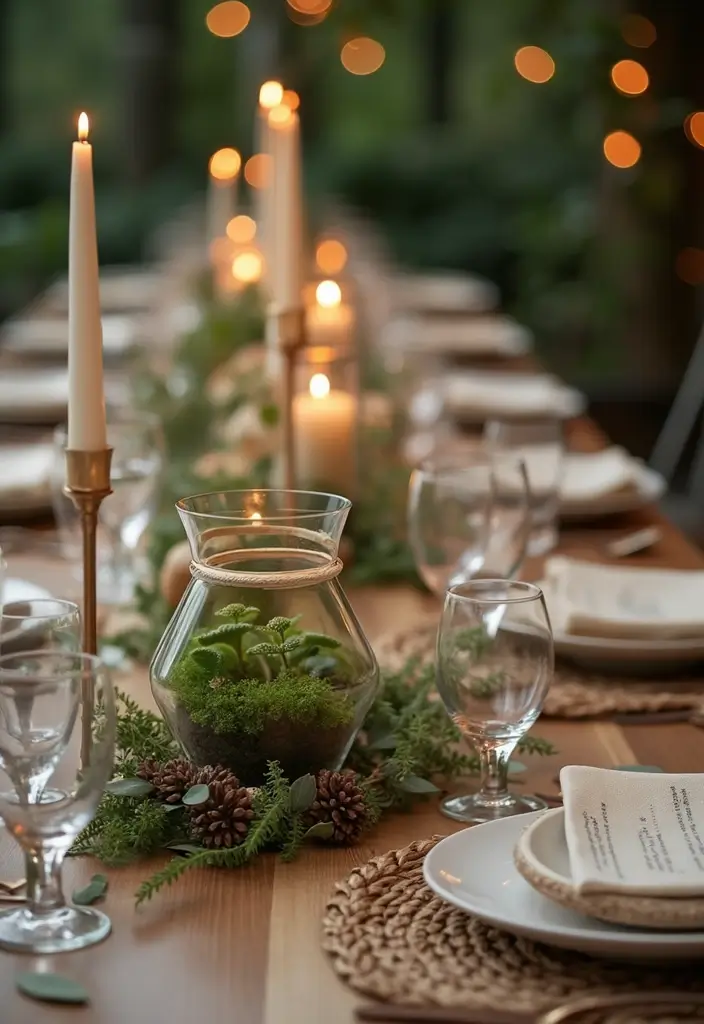 30 Valentine’s Bridal Shower Ideas Filled with Love and Romance - 10. Eco-Chic Centerpieces