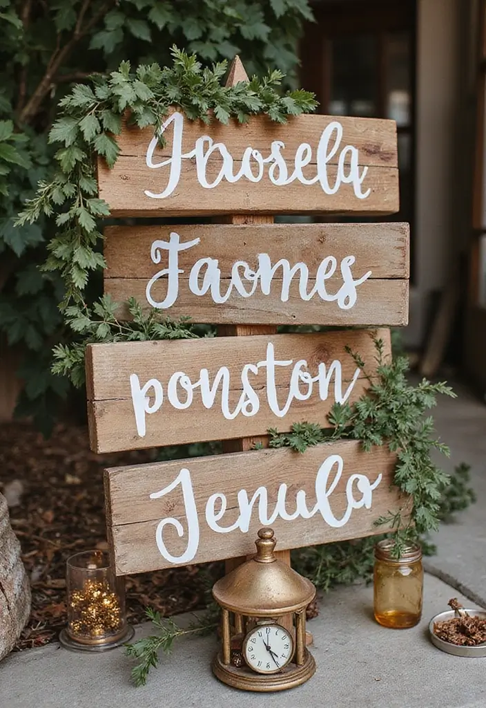 30 Valentine’s Bridal Shower Ideas Filled with Love and Romance - 16. Personalized Signage