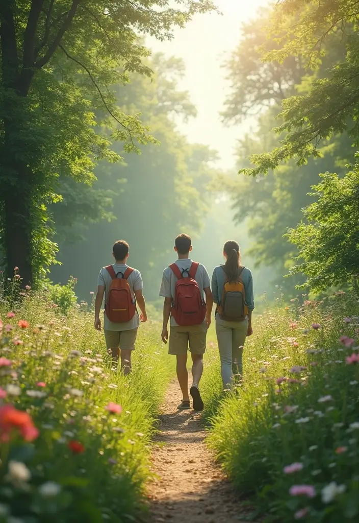 30 Valentine’s Bridal Shower Ideas Filled with Love and Romance - 17. Nature Walks