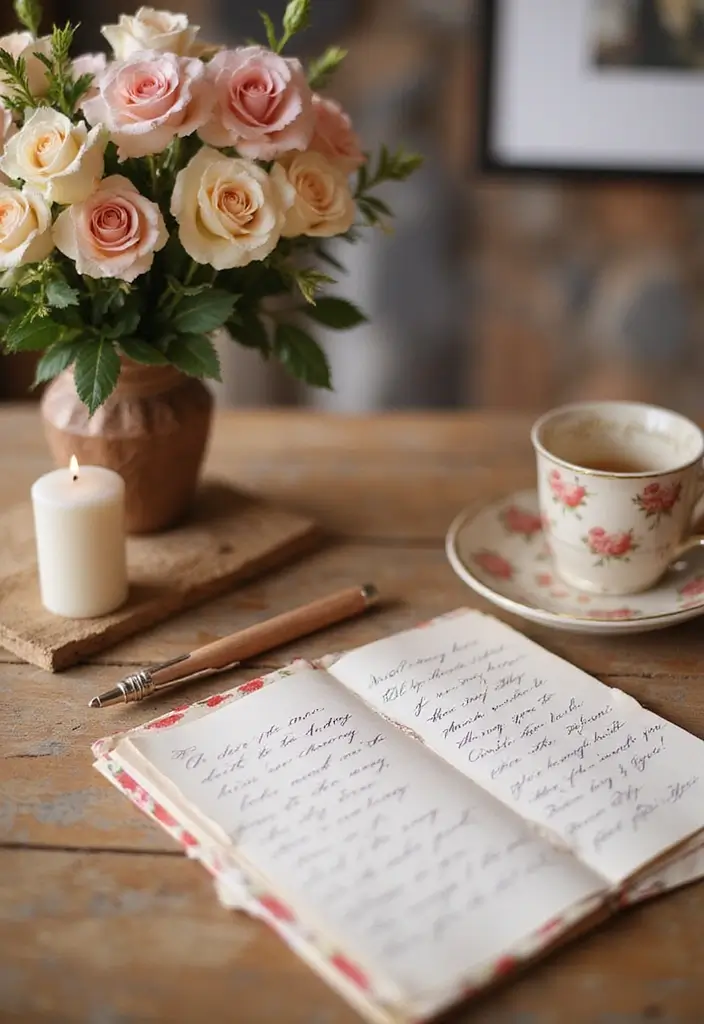 30 Valentine’s Bridal Shower Ideas Filled with Love and Romance - 23. Love Letters for the Couple