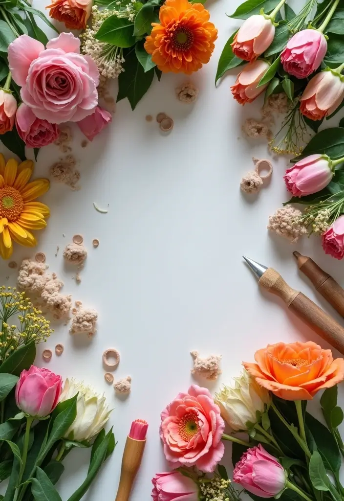 30 Valentine’s Bridal Shower Ideas Filled with Love and Romance - 3. DIY Floral Arrangements