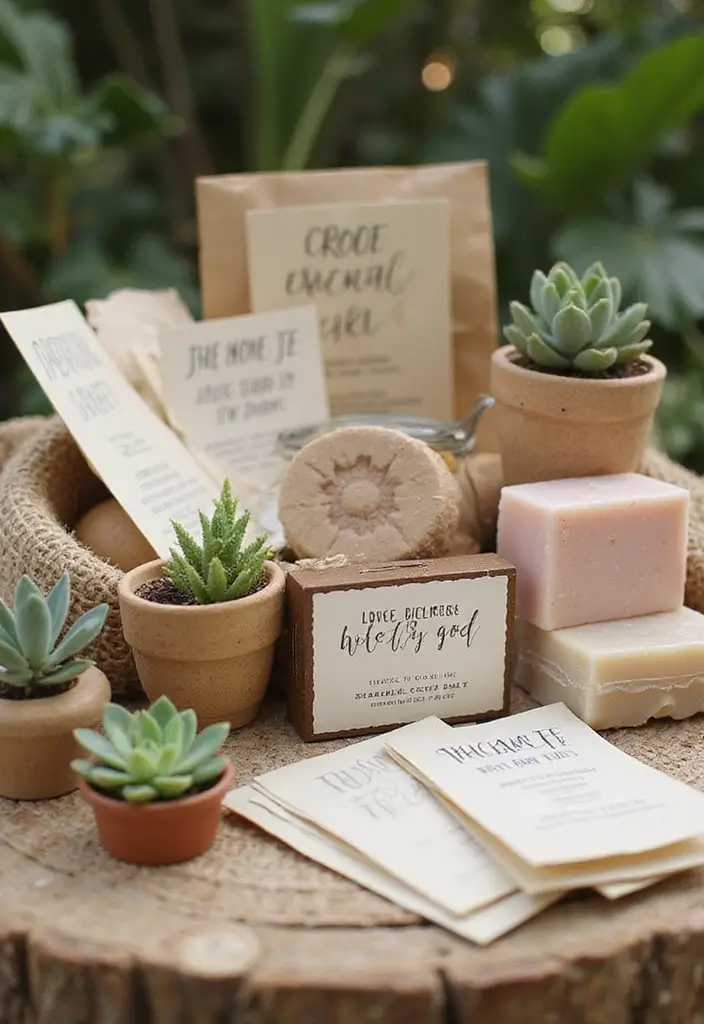 30 Valentine’s Bridal Shower Ideas Filled with Love and Romance - 5. Eco-Friendly Party Favors