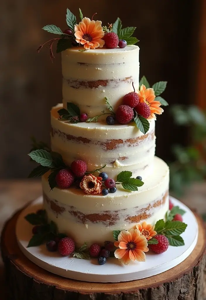 30 Venom Cake Ideas for Marvel Fans and Comic Lovers - 13. Venom Rustic Cake