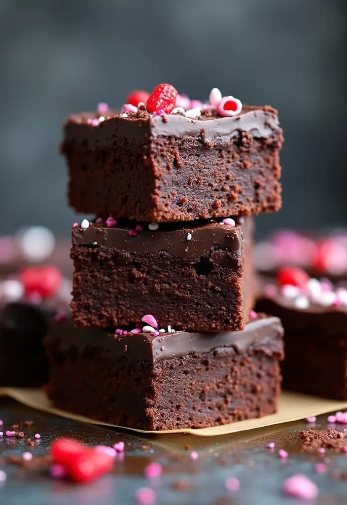 30 Venom Cake Ideas for Marvel Fans and Comic Lovers - 15. Venom-Themed Brownie Tower