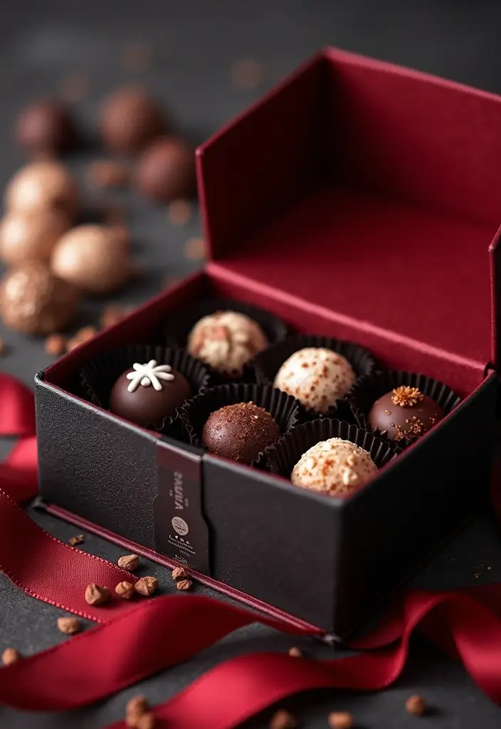 30 Venom Cake Ideas for Marvel Fans and Comic Lovers - 20. Venom Themed Truffle Box