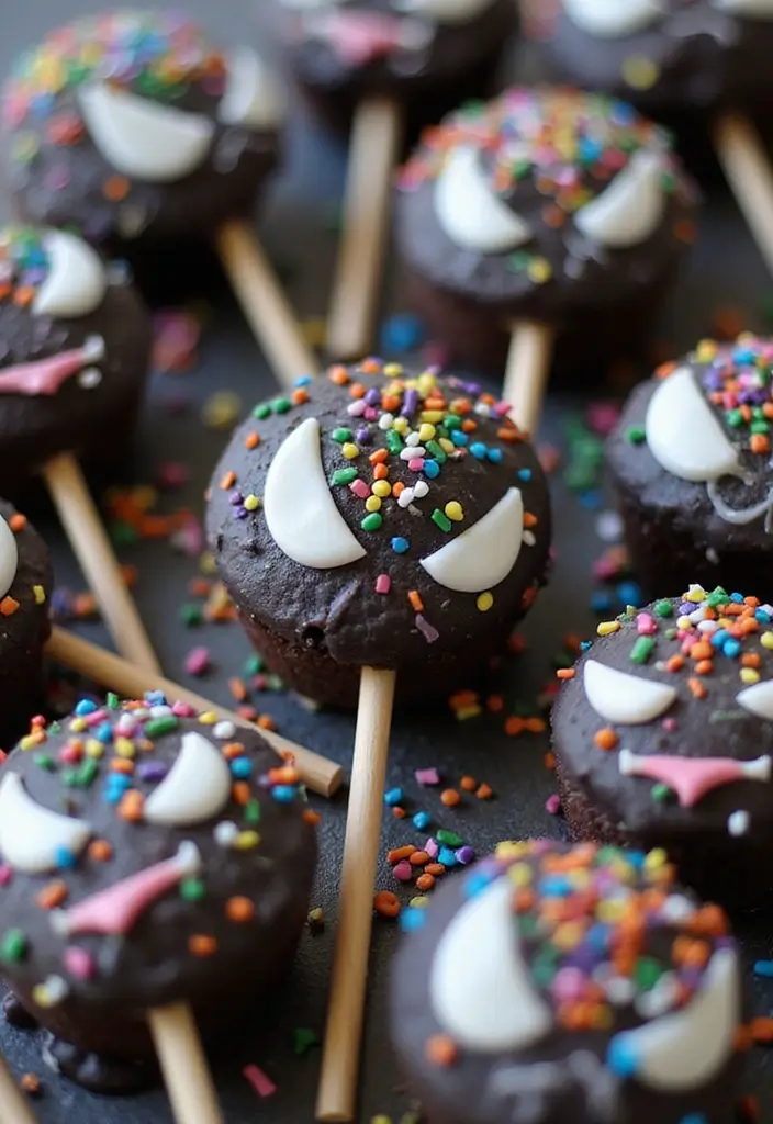 30 Venom Cake Ideas for Marvel Fans and Comic Lovers - 27. Venom Cake Popsicle