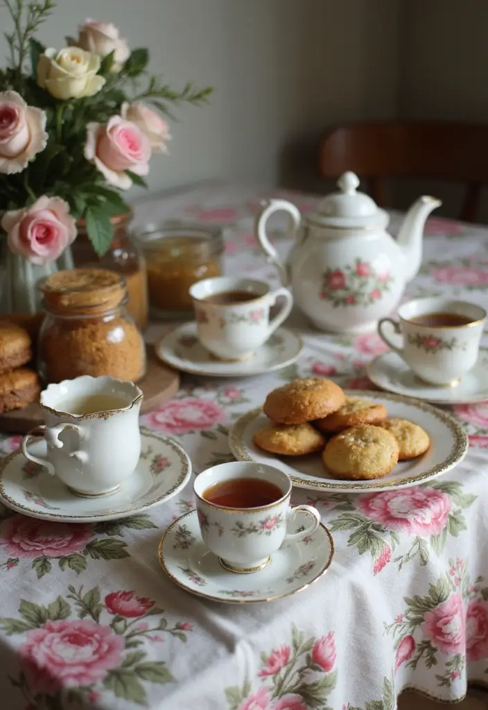 30 Vintage Bridal Shower Ideas with Classic Romantic Touches 91 30 Vintage Bridal Shower Ideas with Classic Romantic Touches - 15. Vintage Kitchen Tea