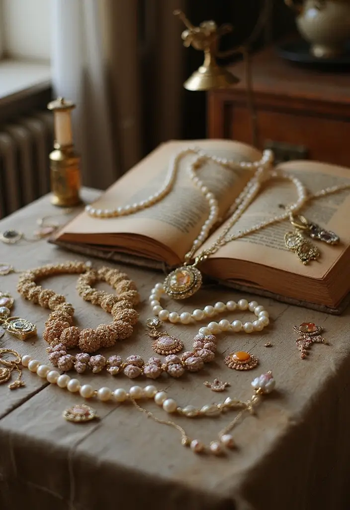 30 Vintage Bridal Shower Ideas with Classic Romantic Touches 105 30 Vintage Bridal Shower Ideas with Classic Romantic Touches - 17. Vintage Jewelry Theme