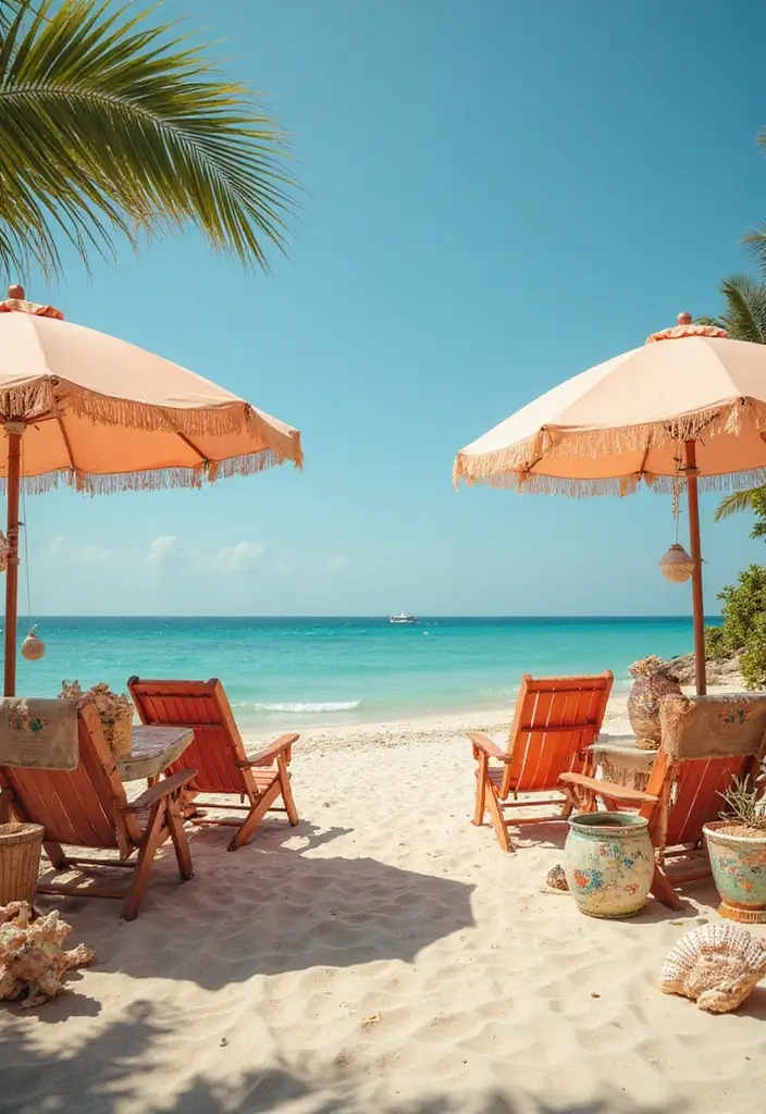 30 Vintage Bridal Shower Ideas with Classic Romantic Touches 150 30 Vintage Bridal Shower Ideas with Classic Romantic Touches - 24. Vintage Beach Bash