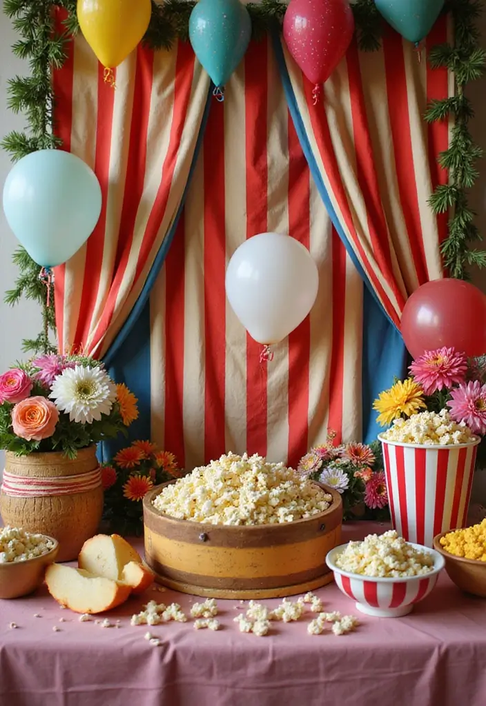 30 Vintage Bridal Shower Ideas with Classic Romantic Touches 53 30 Vintage Bridal Shower Ideas with Classic Romantic Touches - 9. Vintage Circus Theme