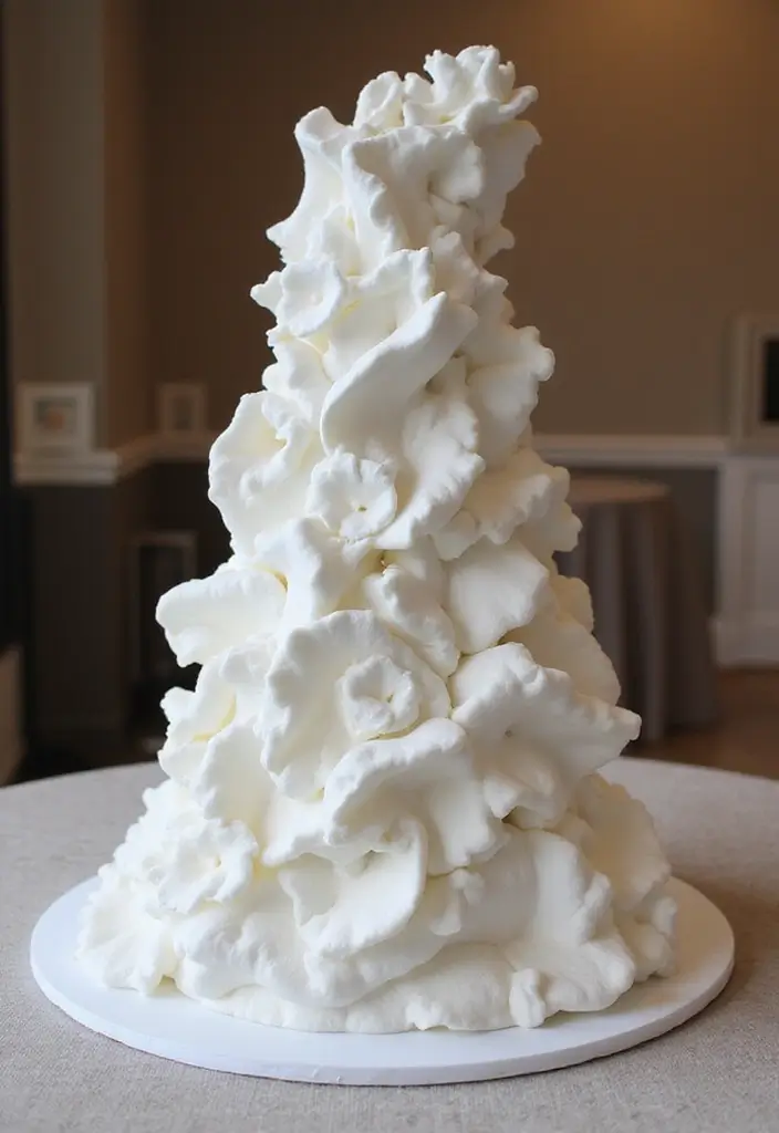 30 Wedding Reception Cake Ideas That Steal the Spotlight - 30. Fondant Sculpture Cake