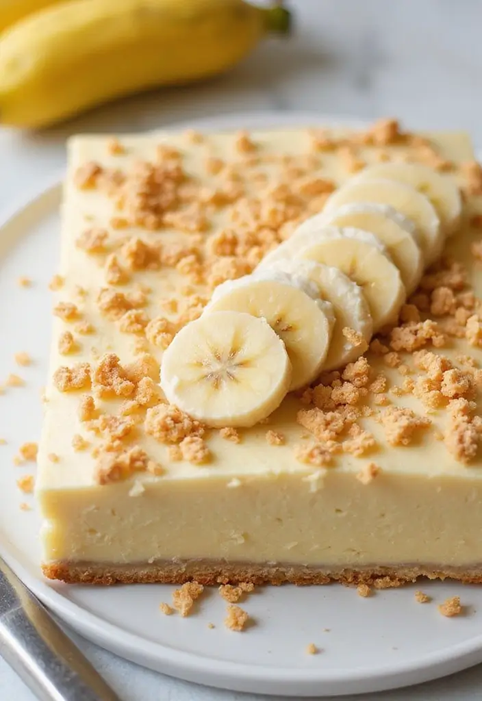 30 Wedding Sheet Cake Ideas That Are Simple Yet Beautiful - 13. Banana Pudding Sheet Cake