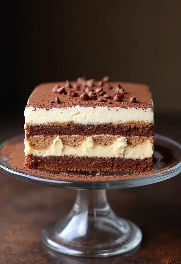 30 Wedding Sheet Cake Ideas That Are Simple Yet Beautiful - 19. Tiramisu Sheet Cake