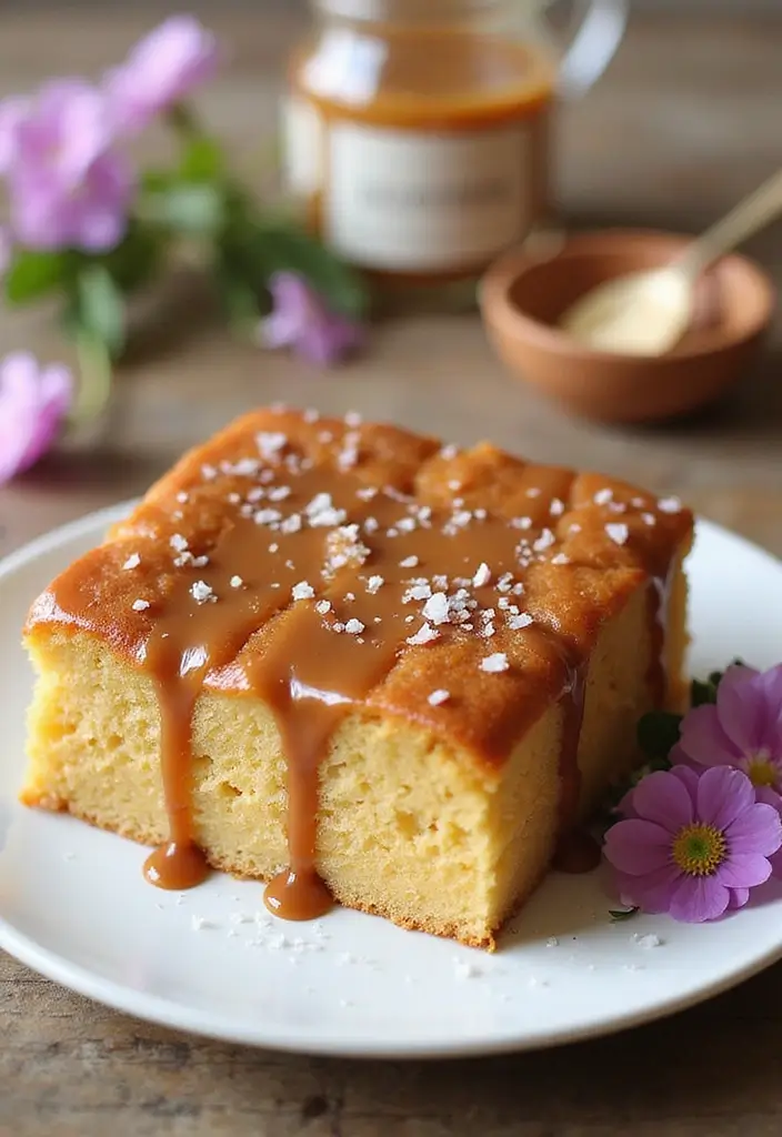 30 Wedding Sheet Cake Ideas That Are Simple Yet Beautiful - 21. Dulce de Leche Sheet Cake