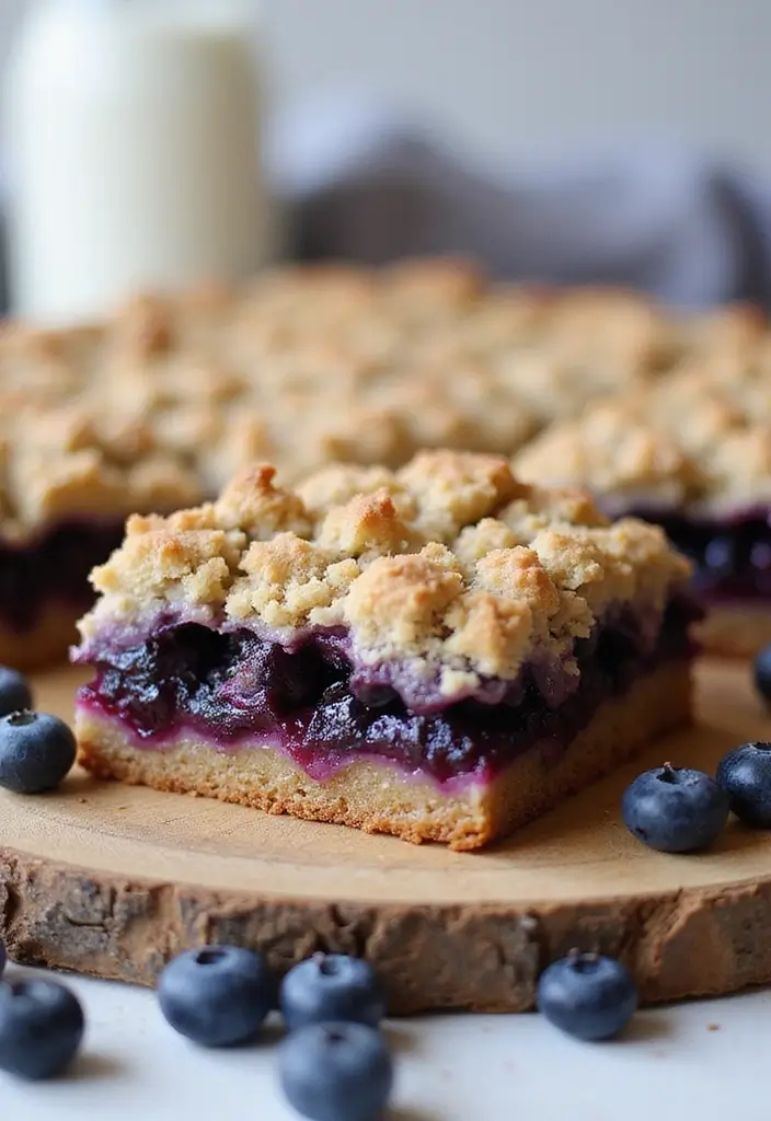 30 Wedding Sheet Cake Ideas That Are Simple Yet Beautiful - 28. Blueberry Crumble Sheet Cake