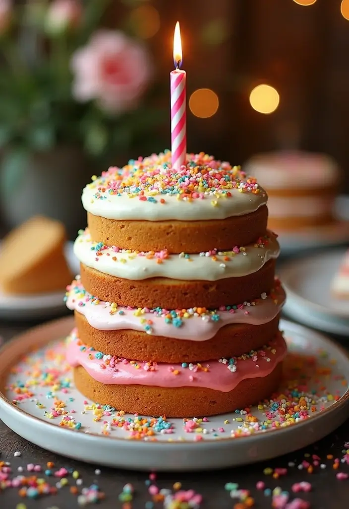 30 Welcome Home Cake Ideas to Celebrate Warm Reunions - 29. Celebration Layered Cake