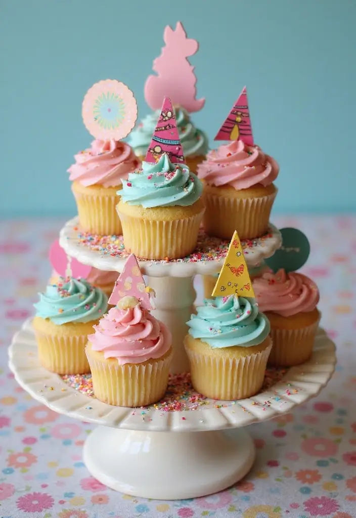 30 Welcome Home Cake Ideas to Celebrate Warm Reunions - 9. Fun 'Welcome Home' Cupcakes