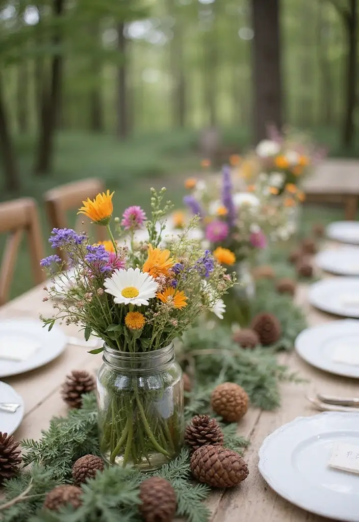 30 Western Bridal Shower Ideas for a Rustic Country Celebration 1 30 Western Bridal Shower Ideas for a Rustic Country Celebration - 1. Rustic Floral Centerpieces