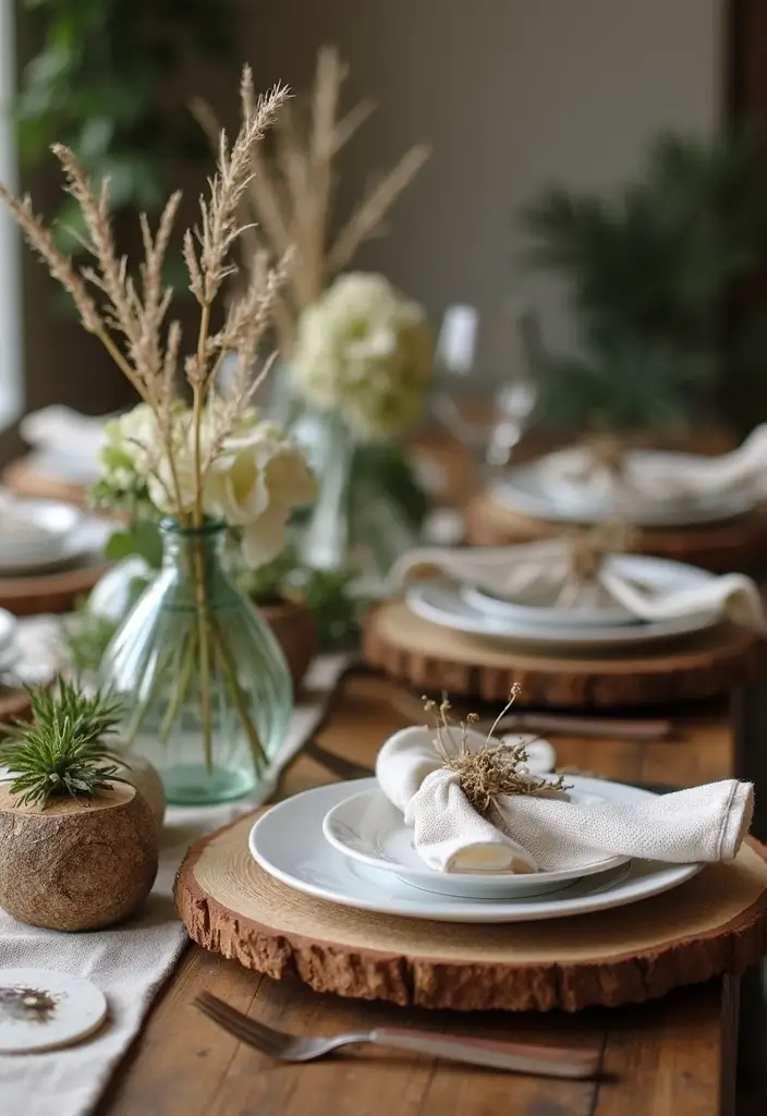 30 Western Bridal Shower Ideas for a Rustic Country Celebration 93 30 Western Bridal Shower Ideas for a Rustic Country Celebration - 15. Rustic Table Settings