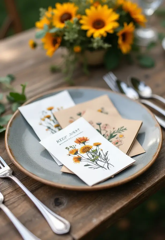 30 Western Bridal Shower Ideas for a Rustic Country Celebration 121 30 Western Bridal Shower Ideas for a Rustic Country Celebration - 19. Wildflower Seed Favors
