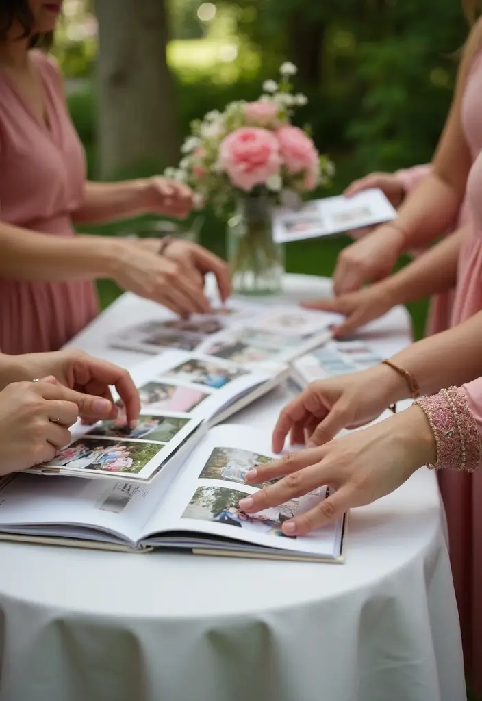 30 Western Bridal Shower Ideas for a Rustic Country Celebration 159 30 Western Bridal Shower Ideas for a Rustic Country Celebration - 25. Personalized Photo Albums for Guests
