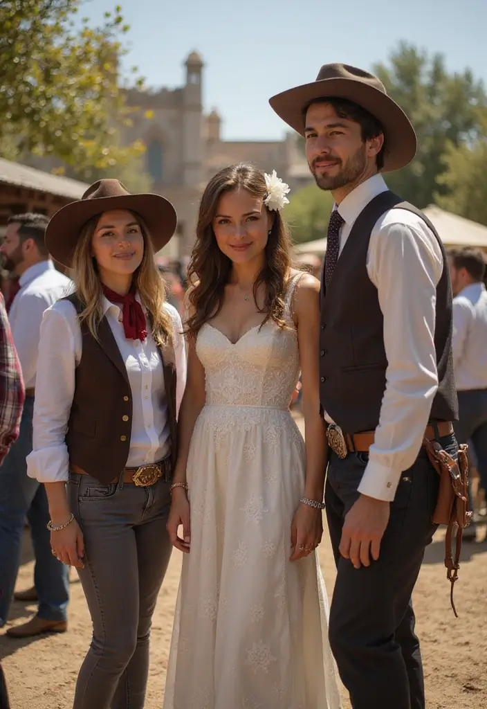 30 Western Bridal Shower Ideas for a Rustic Country Celebration 53 30 Western Bridal Shower Ideas for a Rustic Country Celebration - 9. Wild West Costume Theme