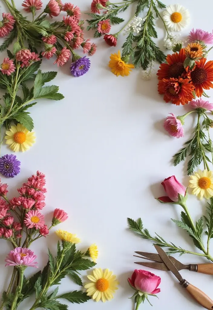 30 Wildflower Bridal Shower Ideas for a Natural Garden Feel - 13. Wildflower Craft Station