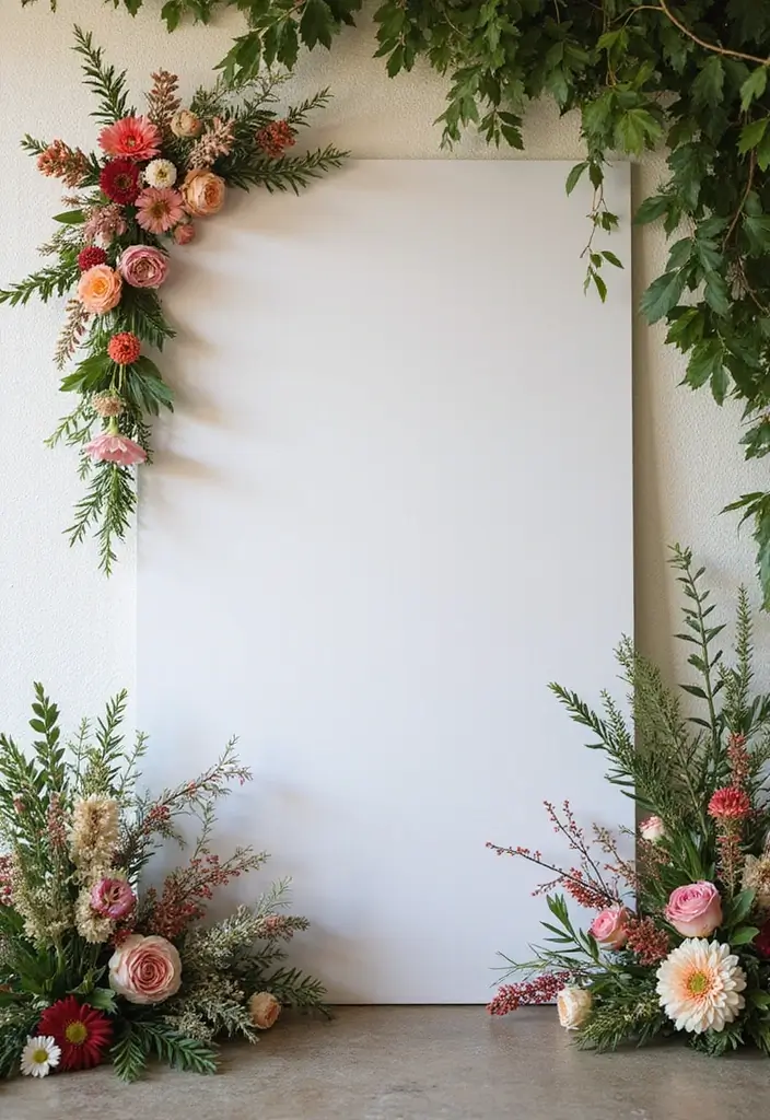 30 Wildflower Bridal Shower Ideas for a Natural Garden Feel - 27. Wildflower Wall Art