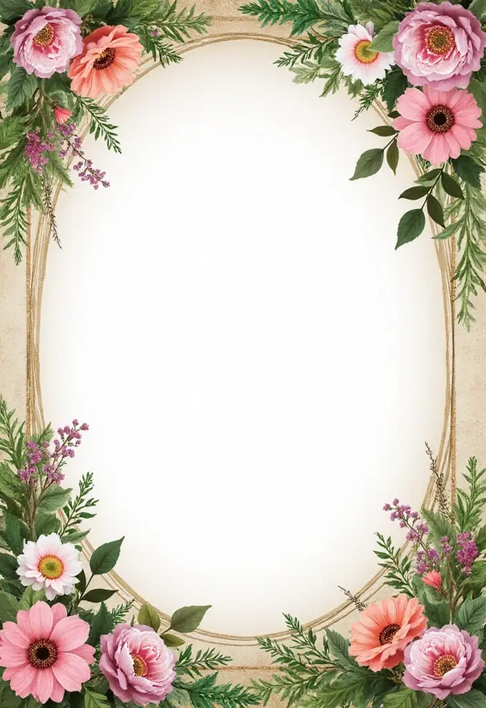 30 Wildflower Bridal Shower Ideas for a Natural Garden Feel - 3. Floral Photo Booth