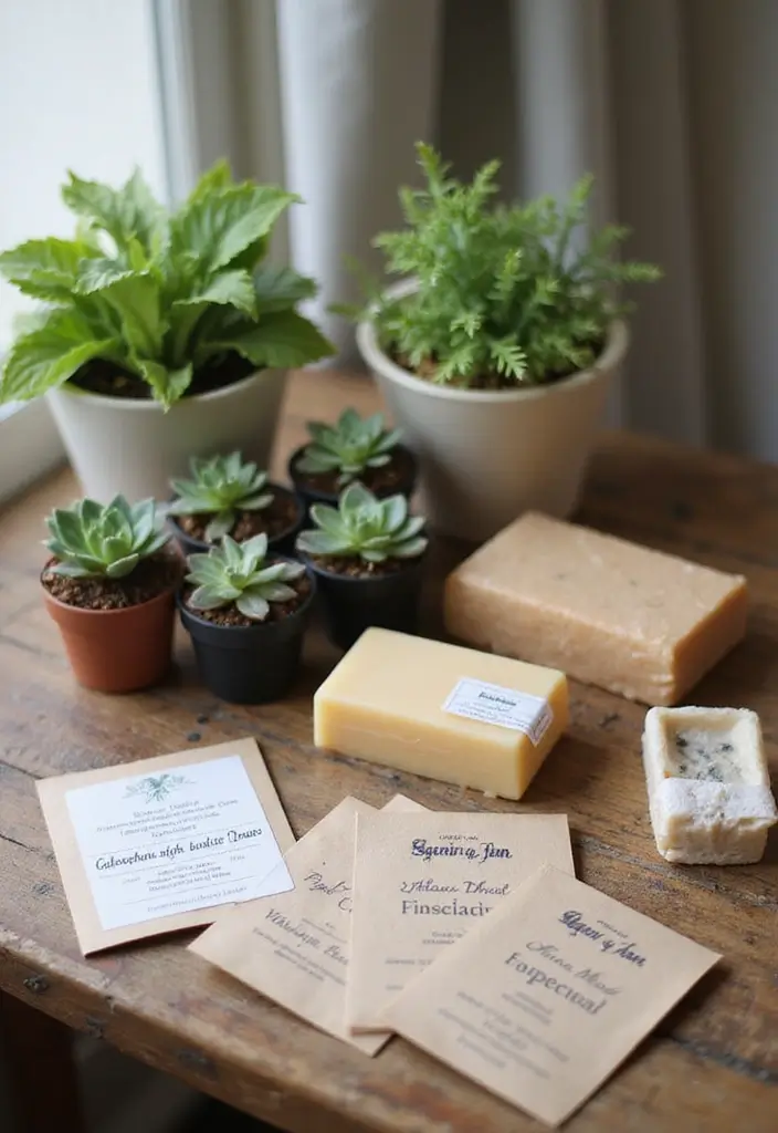 30 Wildflower Bridal Shower Ideas for a Natural Garden Feel - 6. Eco-Friendly Favors