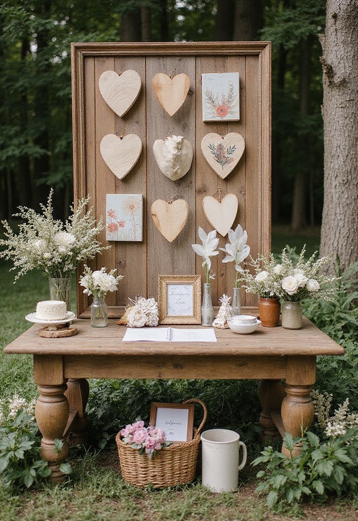 30 Wildflower Bridal Shower Ideas for a Natural Garden Feel - 9. Nature-Inspired Guest Book