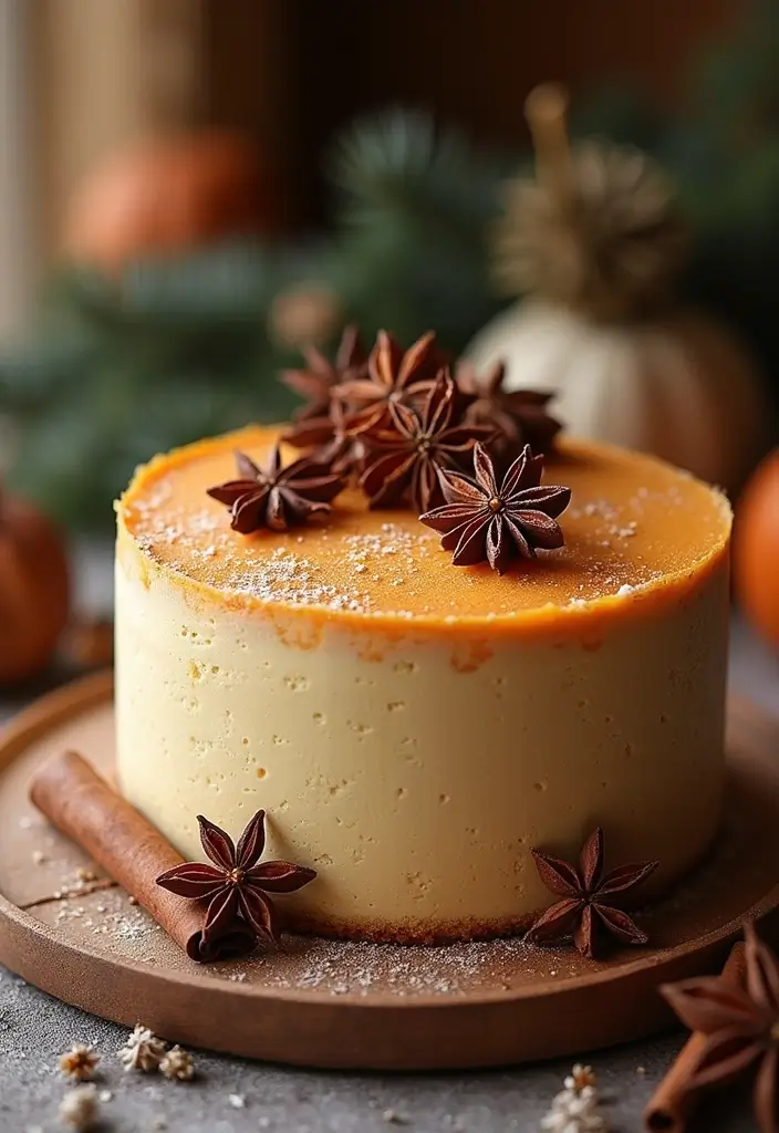 30 Winter Wedding Cake Ideas Full of Snowy Elegance - 20. Pumpkin Spice Delight