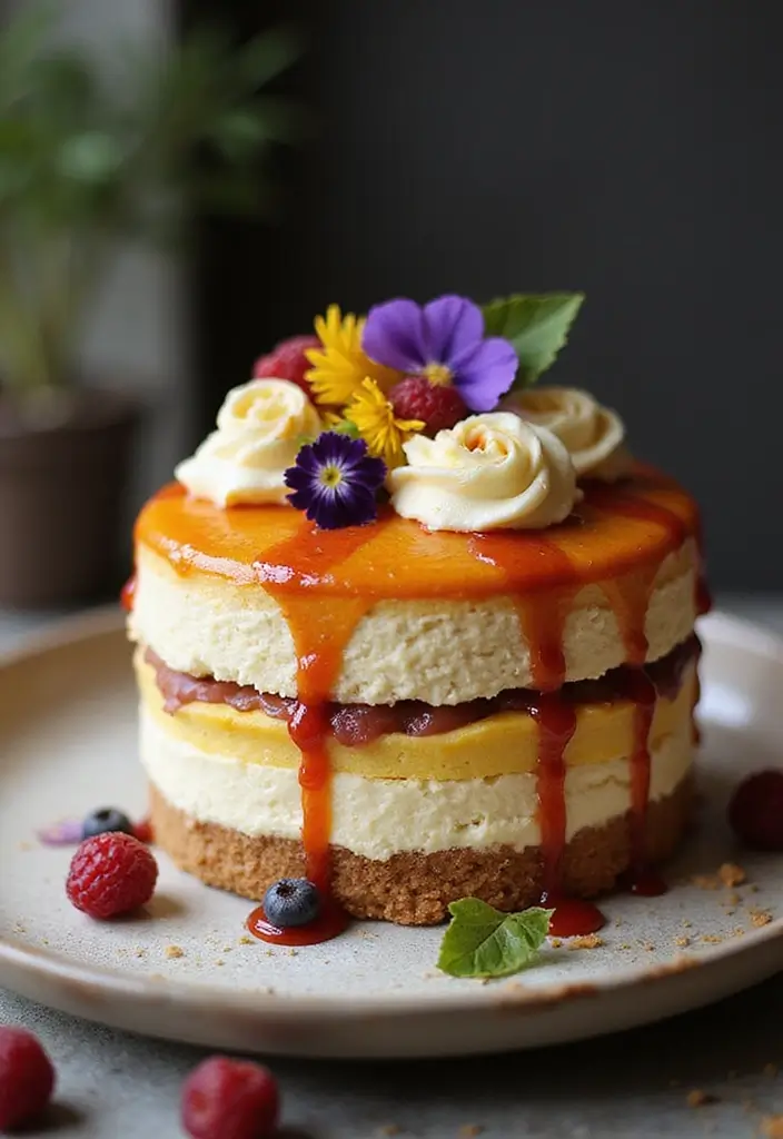 30 Women’s Birthday Cake Ideas That Are Elegant and Trendy - 14. Artisan Cheesecake Cake