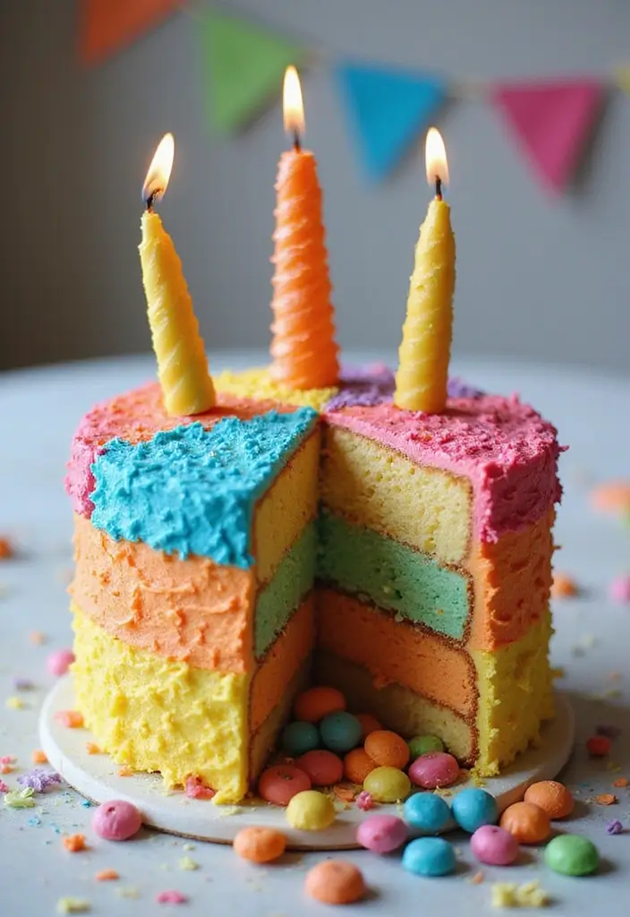 30 Women’s Birthday Cake Ideas That Are Elegant and Trendy - 25. Fun and Festive Pinata Cake