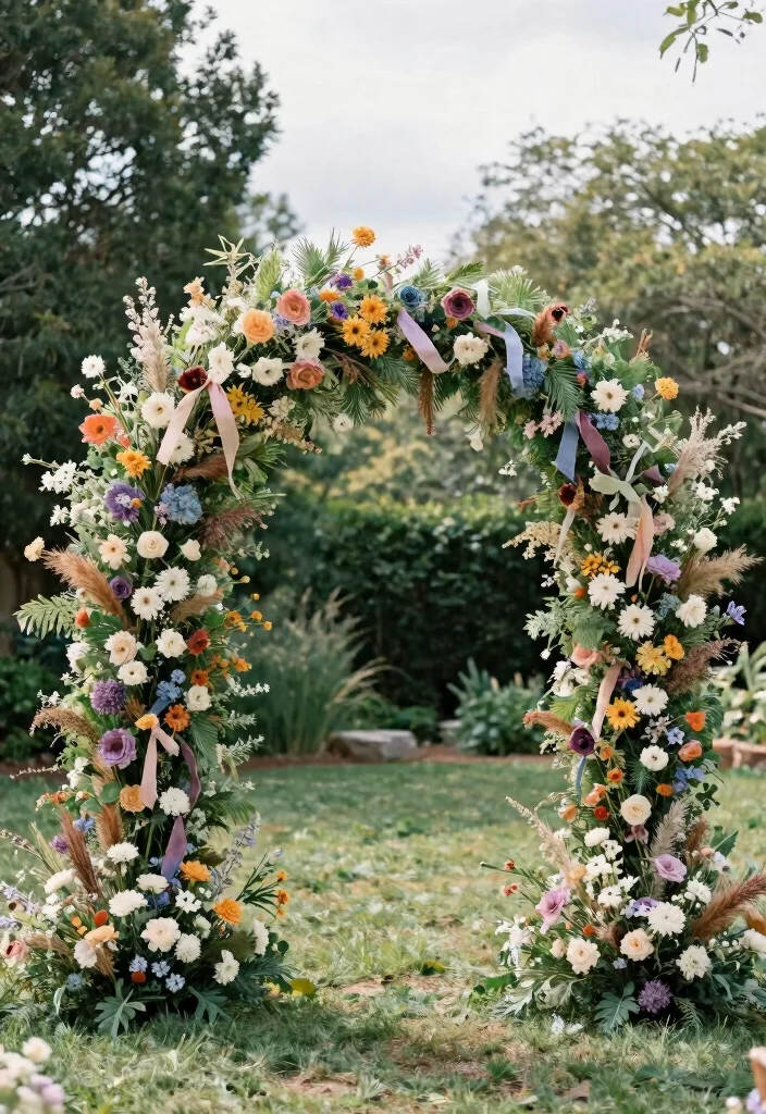 10 Backyard Proposal Ideas for Intimate Cozy and Personal Engagements - 5. Eco-Friendly Flower Arch 1